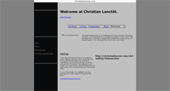 Desktop Screenshot of christianlanctot.com